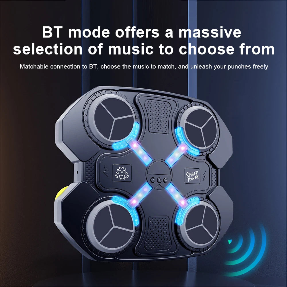 Smart Music Boxing Machine Boxing Training Wall Target Children Sports Fitness RGB Light Boxing Trainer Home Punching Equipment