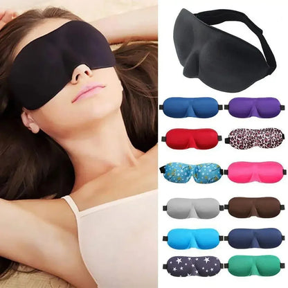 3D Sleeping Mask Eye Mask for Sleeping Soft Unisex Eye Patches Comfort Face Sleeping Mask Eyeshade Breathable