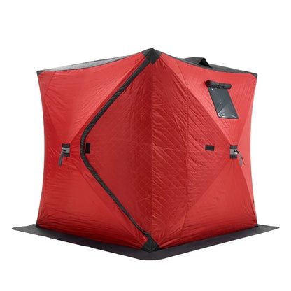 3-4 Person Ourdoor Portable Ice Shelter Pop-Up Ice Fishing Shanty Tent