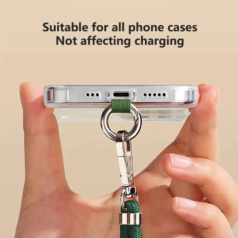 Upgrade Crossbody Lanyard Neck Strap With Ring Universal Mobile Phone Adjustment Long Hanging Rope With Clip Anti-lost Lanyard