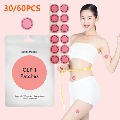 30/60PCS Hot Assistive Care Patch Burns Gently And Has A Long-lasting Slimming Effect Making Beauty Health Tools GLP-1 Patches
