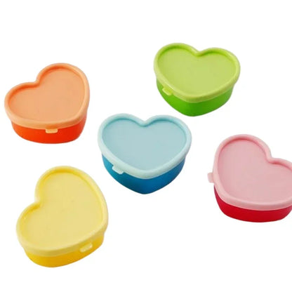 5Pcs Mini Small Snack Organizer Ketchup Salad Seasoning Portable Food Container Kitchen Seasoning Storage Container