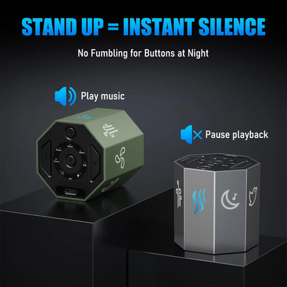 White Noise Machine, Gravity Sensing 8 Soothing Natural Sounds, Intelligent Collection of Environmental Noise