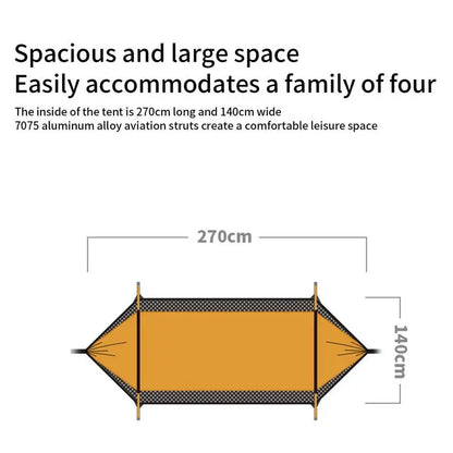 Swing Hammock Anti-rollover Outdoor Hammock Bed Undertake 440lb Sun Protection Kids Hammock Tent With 360 Degree Protection Camp