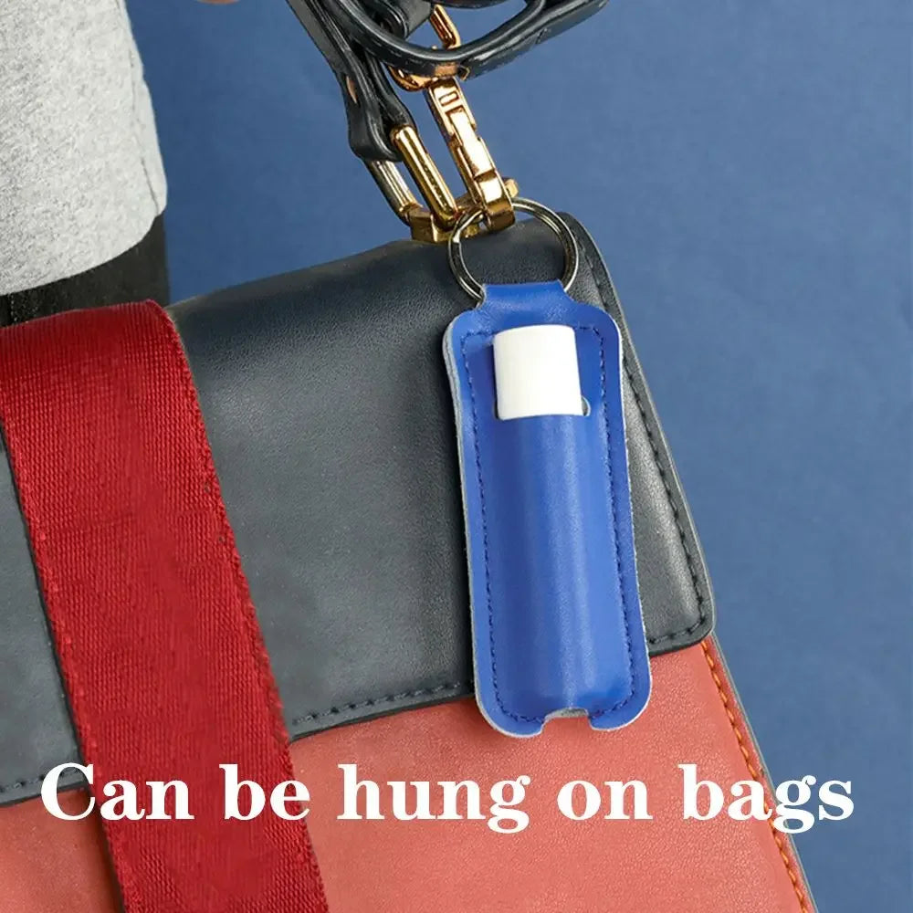 with chapstick Lipstick stand Lip balm bag Lippy clip Key Ring Holder Keychain holder Lipstick Keychain Bag Chapstick holder