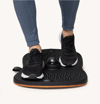 1 Anti Fatigue Wooden Balance Wobble Board Mat Balance Board Stability Rocker With Ergonomic Design Twist Board