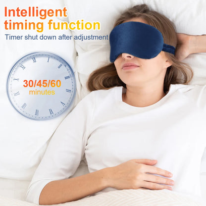 USB Infrared Heated Eye Mask for Dry Eyes Sleep Warm Compress with Constant Temperature Dark Circles Puffiness Heated Eye Mask