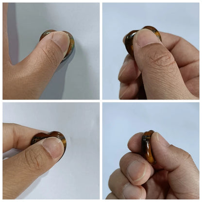 30mm Heart Thumb Worry Stone Natural Healing Finger Massage Therapy Health Gem Stones Reiki Spiritual Minerals Home DIY Decor