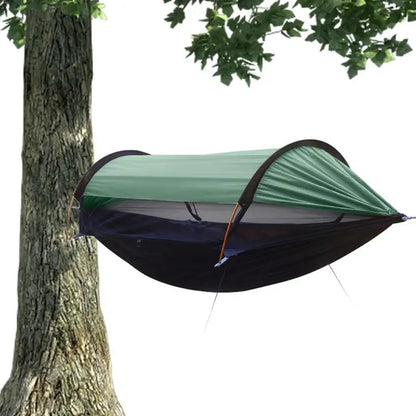 Swing Hammock Anti-rollover Outdoor Hammock Bed Undertake 440lb Sun Protection Kids Hammock Tent With 360 Degree Protection Camp