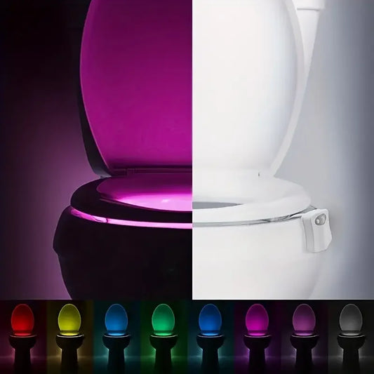 4 件套 Toilet Bowl Night Light with Motion, 16 Color Changing Led Gadget for Bathroom Accessory Decor