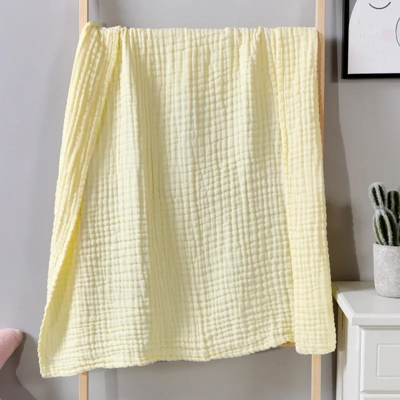 100% Cotton Blanket 6 Gauze Layers Muslin All Season Soft Throw Blankets for Bed Couch Breathable Quilt Bedspread Bedding Adults