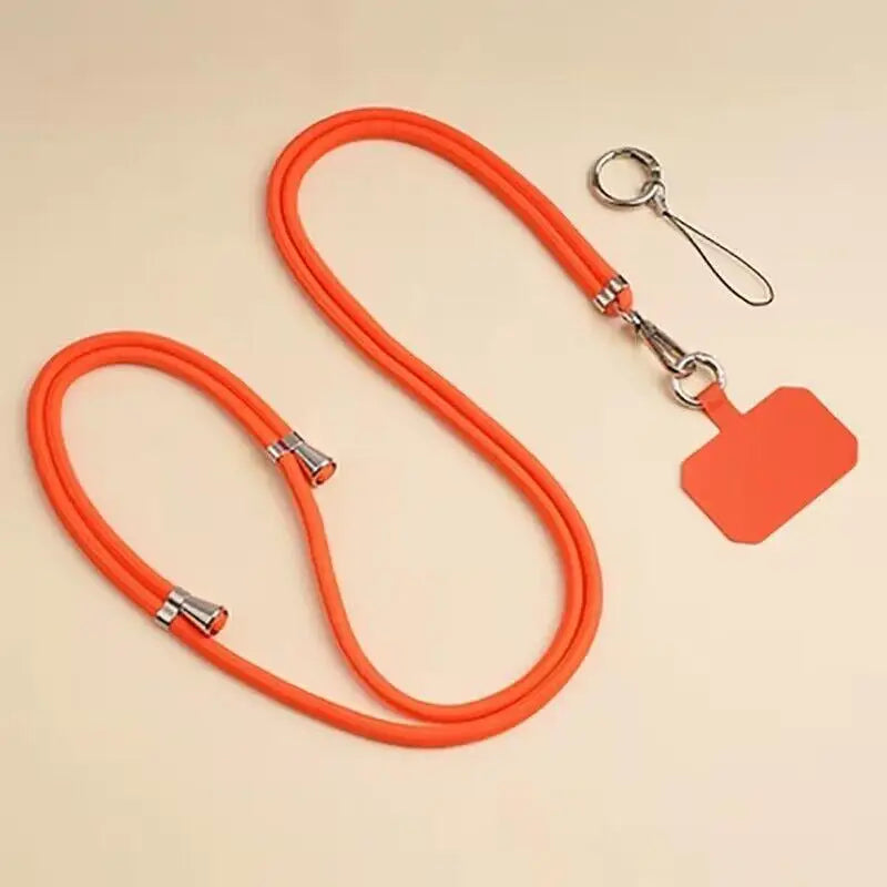Upgrade Crossbody Lanyard Neck Strap With Ring Universal Mobile Phone Adjustment Long Hanging Rope With Clip Anti-lost Lanyard