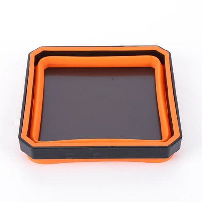 4.53 In Tools Parts Storage Box Multicolor Collapsible Magnetic Parts Tray Plumber Carpenters Tool Organizer Magnetic Tray Box