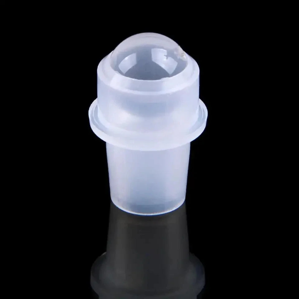 Wholesale Jade Roller Ball Bottle Natural Semi-precious Stone 10ml Essential Oil Perfume Roll On Bottle with Crystal Balls