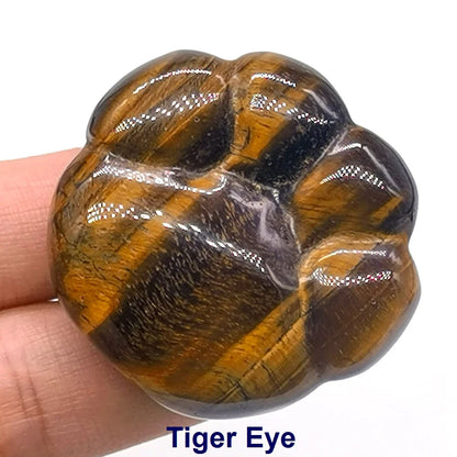 1.5" Natural Chakra Semi-precious Stone Cat's Paw Figurine Amethyst Rose Quartz Kitten Statue Healing Room Ornaments Home Decor – Sensory Relief On‑Demand | Flexible Symptom Support