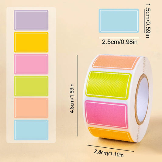 Waterproof Colored Labels Stickers Color-Coding Removable Labels Solid Colors Tags for Inventory Address File Classification – Polyvagal‑Informed Support | Zone‑Wise Regulation