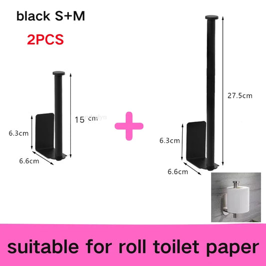 Stainless Steel Paper Towel Holder Self Adhesive Toilet Roll Paper Holder No Punching Kitchen Bathroom Lengthen Storage Rack – Polyvagal‑Informed Support | Zone‑Wise Regulation