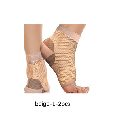 1Pair Ankle Compression Sleeve Socks Plantar Fasciitis Support Brace Ankle Brace for Men Women Arch Support,Joint Pain