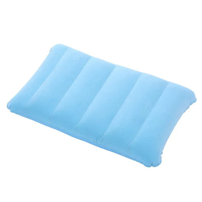 47x30cm Portable Inflatable Cushion Beach Office Household Outdoor Soft Pillows Double-sided Back Relaxing Tool Plane Head Rest