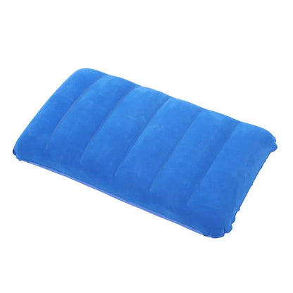 47x30cm Portable Inflatable Cushion Beach Office Household Outdoor Soft Pillows Double-sided Back Relaxing Tool Plane Head Rest