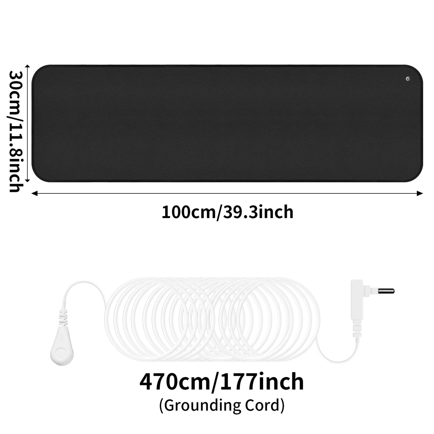 6 Size Earthing Mat Soft PU Grounding Pad for Improves Sleep Enhanced Circulation Reduces Pain Home Yoga Foot Mat Table Desk Rug – Quick Setup | Sensory Regulation Station