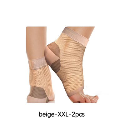 1Pair Ankle Compression Sleeve Socks Plantar Fasciitis Support Brace Ankle Brace for Men Women Arch Support,Joint Pain