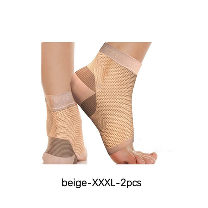 1Pair Ankle Compression Sleeve Socks Plantar Fasciitis Support Brace Ankle Brace for Men Women Arch Support,Joint Pain