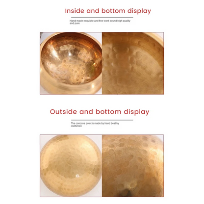 Tibetan Handmade Brass Singing Bowl, Yoga Meditation Bowl For Sound Healing Stress Relief, Yoga, Meditation – Creative Regulation | Mindful Making