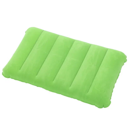47x30cm Portable Inflatable Cushion Beach Office Household Outdoor Soft Pillows Double-sided Back Relaxing Tool Plane Head Rest