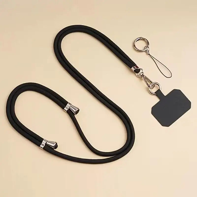 Upgrade Crossbody Lanyard Neck Strap With Ring Universal Mobile Phone Adjustment Long Hanging Rope With Clip Anti-lost Lanyard