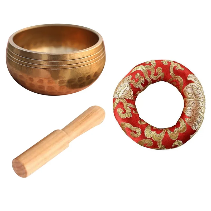 Tibetan Handmade Brass Singing Bowl, Yoga Meditation Bowl For Sound Healing Stress Relief, Yoga, Meditation – Creative Regulation | Mindful Making