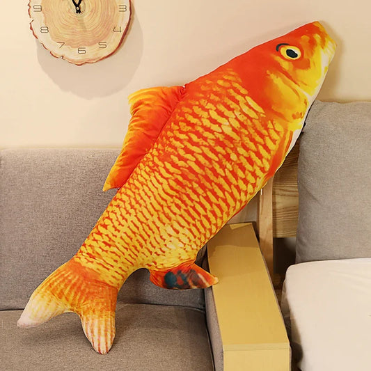30-100cm Simulation Funny Fish Plush Toys Stuffed Soft Animal Carp Plush Pillow Creative Sleep Cushion for Kids Girls Xmas Gift – Comfort Seating Options | Quiet Zone Setup